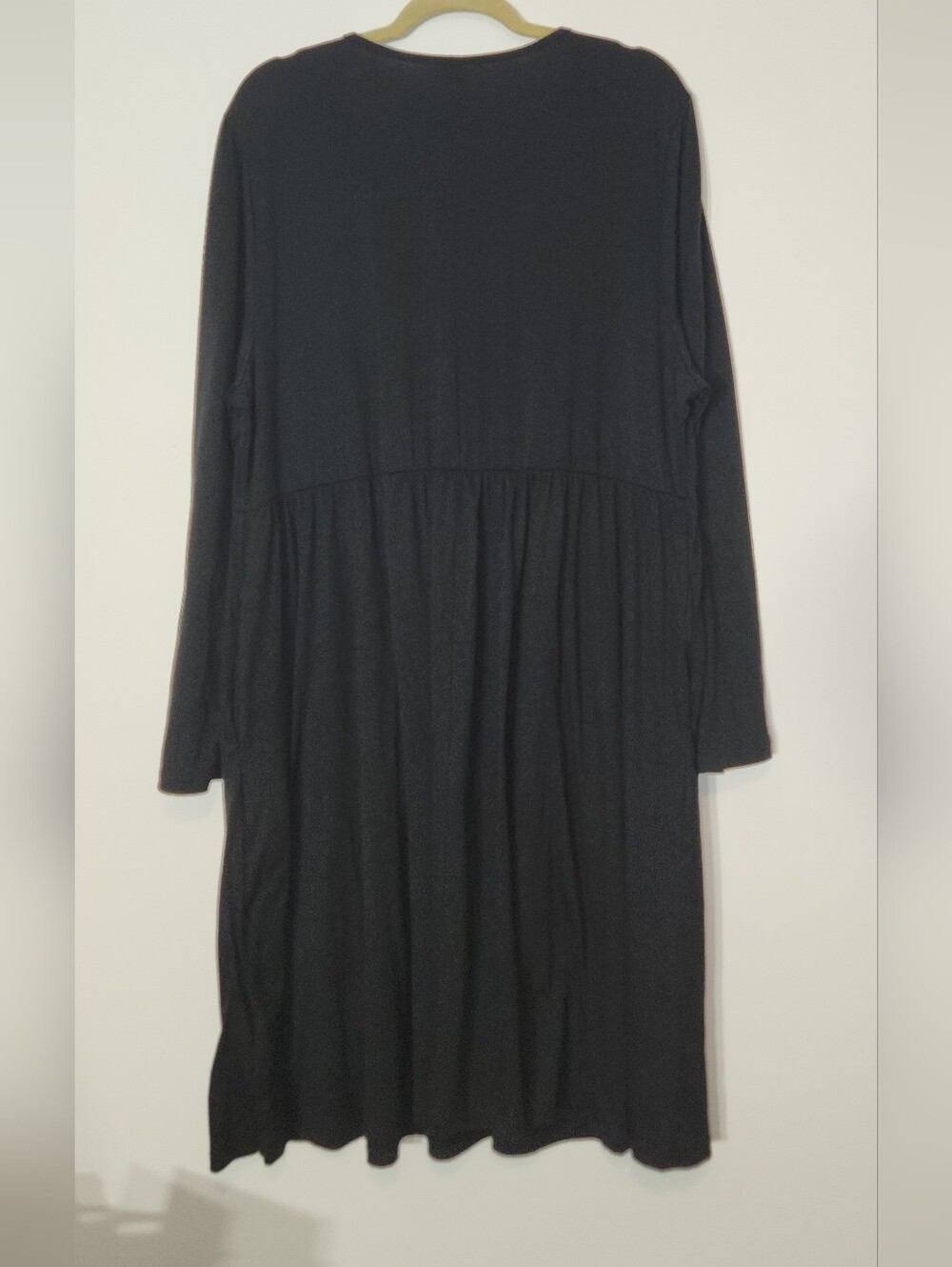 🖤Black🖤 Long Sleeve Maxi Dress Emery Rose Shein 4XL With Pockets!! 💫🧡🩵
